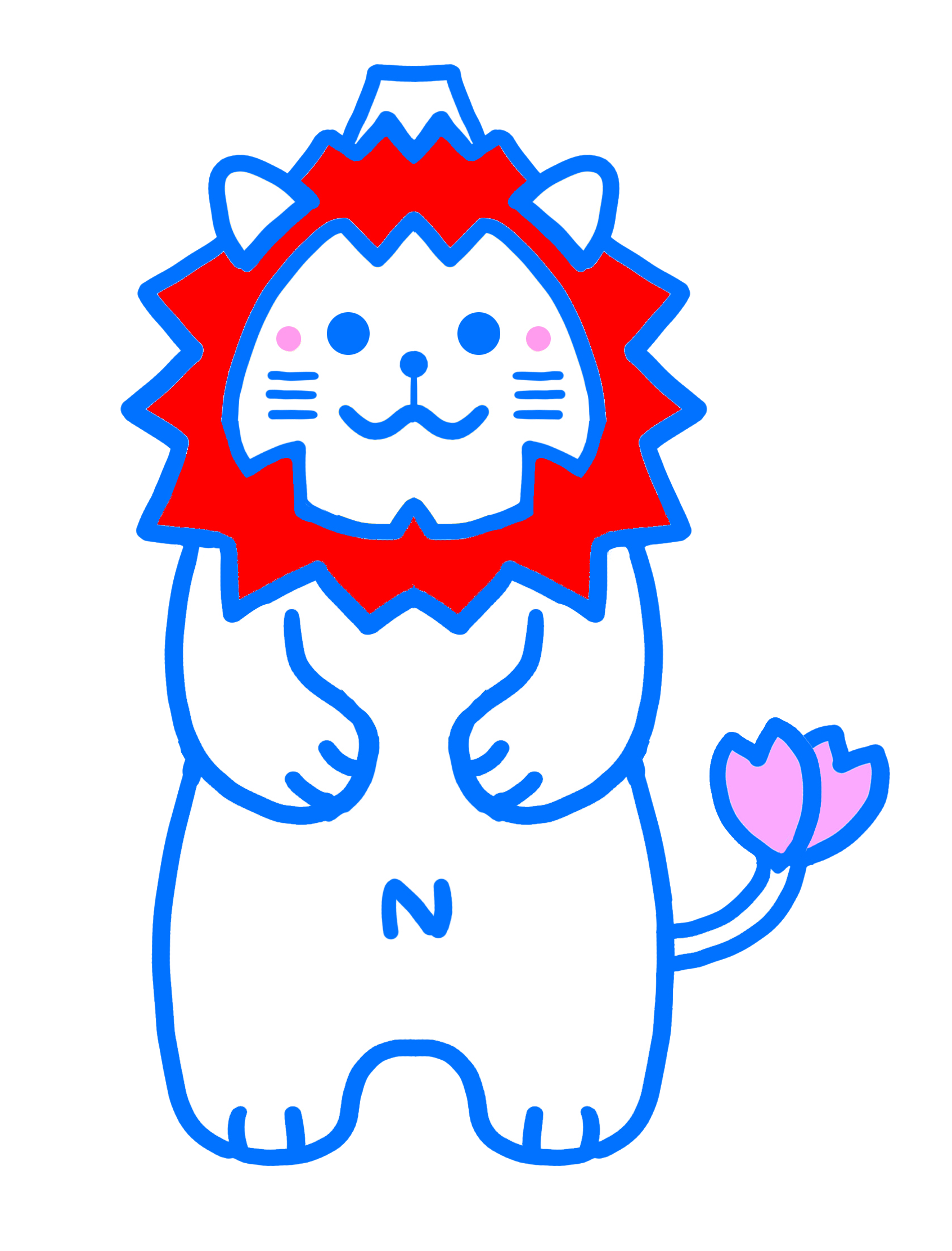 西山工業のキャラクター にしやまる